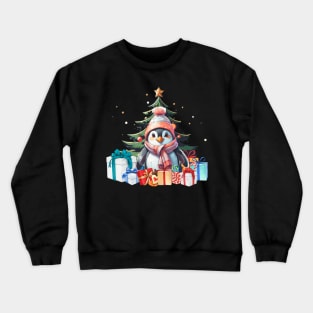 Christmas Penguin Crewneck Sweatshirt